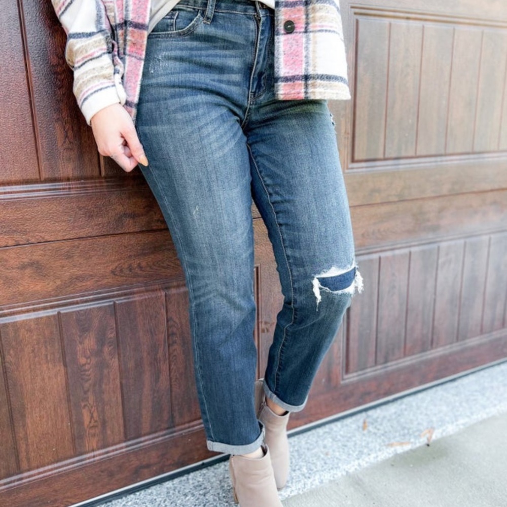 Judy Blue Vintage Wash Boyfriend Jean, Size 3/26